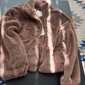 a new day Chocolate Teddy Jacket